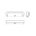 Gamet Ручка скоба UU52-0320-G0004 хром