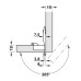 Hafele Петля Aximat 100SM 3D 250° внутренняя 45/9,5, G445S