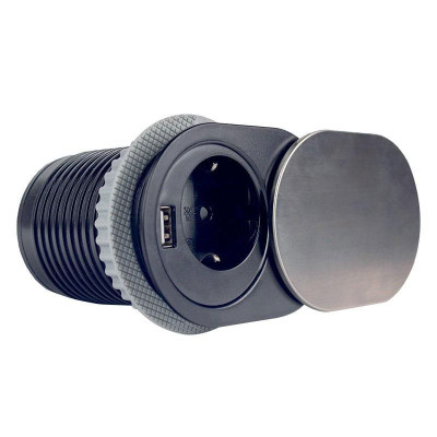Вбудована розетка меблева EH-AR-304