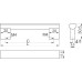 Ручка скоба GTV UA-BO-311-224 черный матовый
