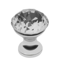 Ручка кнопка GTV Crystal Palace D=20 хром/кристалл