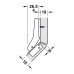 Hafele Петля METALLAMAT SM 45° под шуруп 48/6