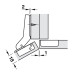 Hafele Петля METALLAMAT SM 30° под шуруп 48/6