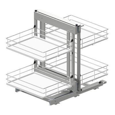 Магический угол Maxima Evo II Corner comfort 1000 пр., хром+бел (445х540x750)
