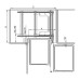 Магический угол Maxima Evo II Corner comfort 1000 пр., хром+бел (445х540x750)