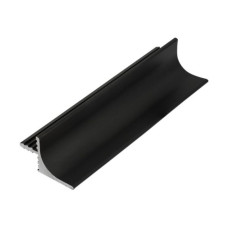 Профиль в верхний модуль для фасадов без ручек L=5950 мм черный