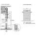 Межкомн. система AMBAR - LOFT 2000 SC с 2 доводч-ми L=2000мм до120кг, черная (TURKEY)