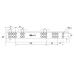 Направляющая скрытая LinkenSystem (35 кг) 16-19мм SYNCHRO-3D L=400 полного выдвижения с доводчиком+крепление