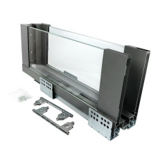 ERGO BOX графіт L = 450 H = 171 Linken System зі скляними боковинами