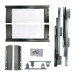ERGO BOX графіт L = 500 H = 171 Linken System зі скляними боковинами