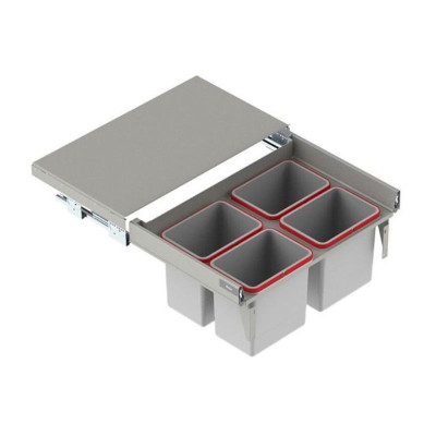 Ведро-контейнер MAXIMA H=350 (764-768х460х370), четверное (4х15л) L-500, Rejs