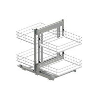 Магический угол Maxima Evo II Corner comfort 1200 лев., хром+бел (520х540x950)