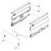 Hafele Matrix Box P 35 кг выдвижной ящик H=92 L=500, белый (направ.+боковины+ прямоуг. рейлинг)