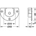 Hafele SLIDO CLASSIC 12 IF J Корпус ходового механизма, пластик серый