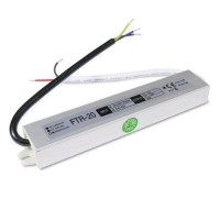Трансформатор герметичный,  12v 20W 1,67А (182х29х20 мм)