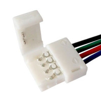 Свет - LED коннектор 10 мм, для Led-кабель RGB