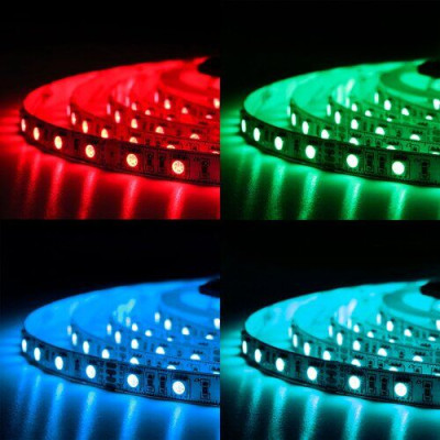 Свет - LED лента SMD 5050, 60 LED, 14,4W, 12V, RGB, IP20