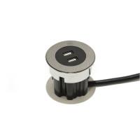 Встраиваемый модуль Versadot USB (1 USB 5V (2P), нерж.) Кабель 200мм ASA