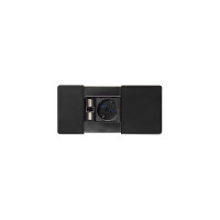 Встраиваемая розетка Versapad (1 силовая розетка,1 USB 5V (2P), черный ASA