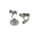 Кабель-канал Vertebra (80*40, висота 720-750мм) алюминий ASA