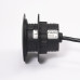 Встраиваемая розетка Versatag (1 силовая розетка + 1 USB 5V (1P),кабель -2м, диам. -80, черный ASA