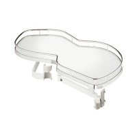 Hafele LeMans II Classic Магический угол - Набор полок, правый 600мм AntiSlip (2шт), хром/белый