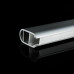 Перекладина овал алюм. для LED-стрічки 30х15мм, L-3000 мм (+ вставка молочна)