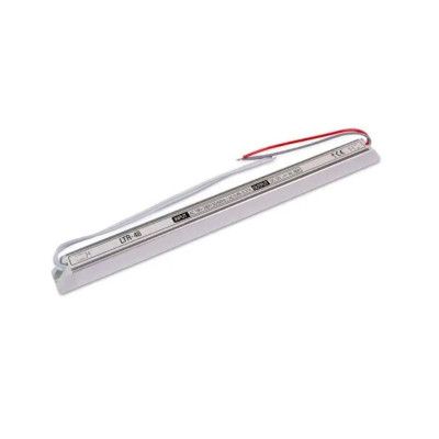 Трансформатор негерметичный (stick), 12v 48W 4А (280х17х18 мм)