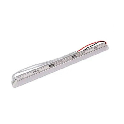 Трансформатор негерметичный (stick), 12v 60W 5А (312х17х18 мм)