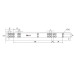 Направляющие скрытая LinkenSystem (35 кг) 16-19мм SYNCHRO-3D L=600 полного выдвижения с доводчиком+крепление