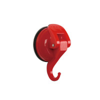 Крючок на вакуумной присоске с нагрузкой до 6 кг 442631-0228 красный