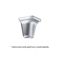 Бортик Korner LB37 внутренний стык Мрамор Маквина Серый М-6074