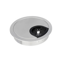 Заглушка электропроводки Luna d=60 матовый хром GIFF