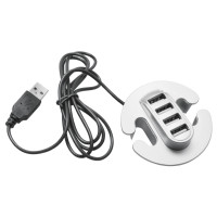 GTV Подовжувач USB на 4 гнізда, сірий (Китай)