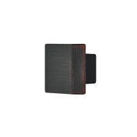 Ручка - кнопка бронза матовая 30 x 21,5 мм, Hafele