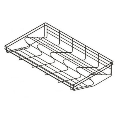VARIANT MULTI Полка для обуви 800 L-480 металл цвет черный мат, (без направляющих)