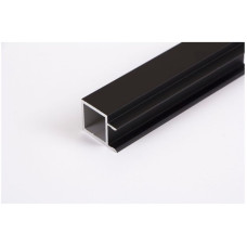 Труба квадрат 20x20x2мм LED черный 5,95м