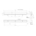 Gamet Ручка врезная MD04-202/128-R31 черный матовый