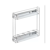 Starax Карго-20 антрацит 2 полки с доводчиком BLUM правая (140х470х470)