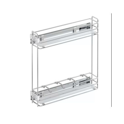 Starax Карго-20 антрацит 2 полки с доводчиком BLUM правая (140х470х470)