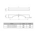 Ручка скоба Virno Lines 655/160 Soft Touch черный