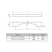 Ручка скоба Virno Lines 655/256 Soft Touch черный