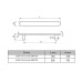 Ручка скоба Virno Lines 656/128 Soft Touch белый