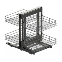 Магический угол Maxima Classic Corner comfort лев.1000, графит (445x540x750)