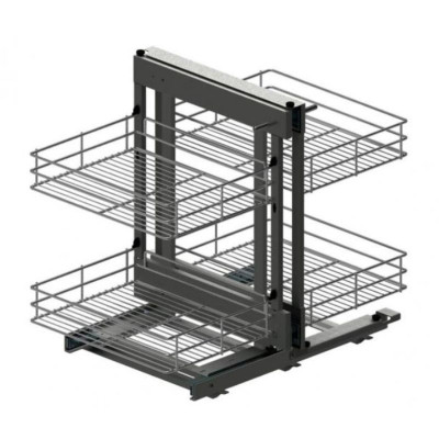 Магічний кут Maxima Classic Corner comfort пр.1000, графіт (445x540x750)