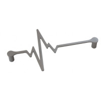 Ручка Ozkardesler Kapsan KKP-0065-160-В39 Антрацит матовый