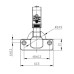 Hafele Петля METALLA SM 300 135°, 48/6 (slide-on) (аналог 24014) лапка 25482