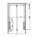 Пантограф LIFTER Basic 645-930 металл/пластик белый