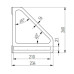 Полкодержатель INGRID - PP-INGRID-20M черный мат., GTV