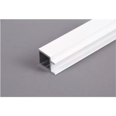 Профиль алюминиевый под LED-подсветку, белый L=5,95м